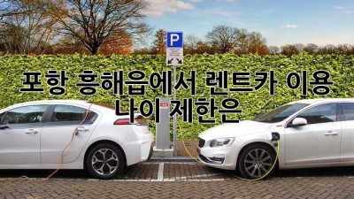 포항 흥해읍에서 렌트카 이용, 나이 제한은?